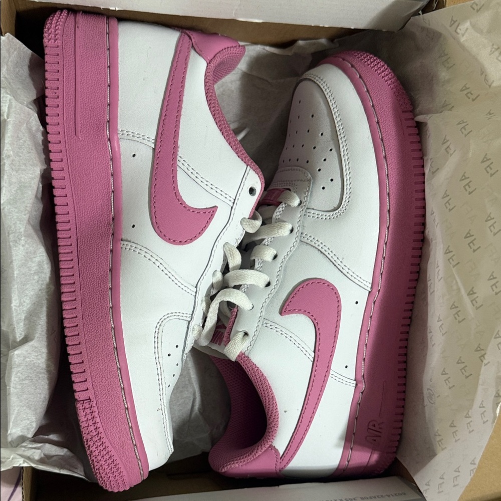 Nike Kids' Pink and White Sneakers